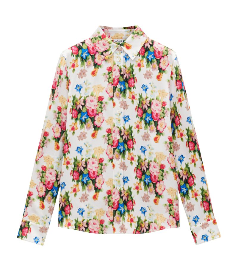 Loewe Loewe Silk-Cotton Floral Shirt