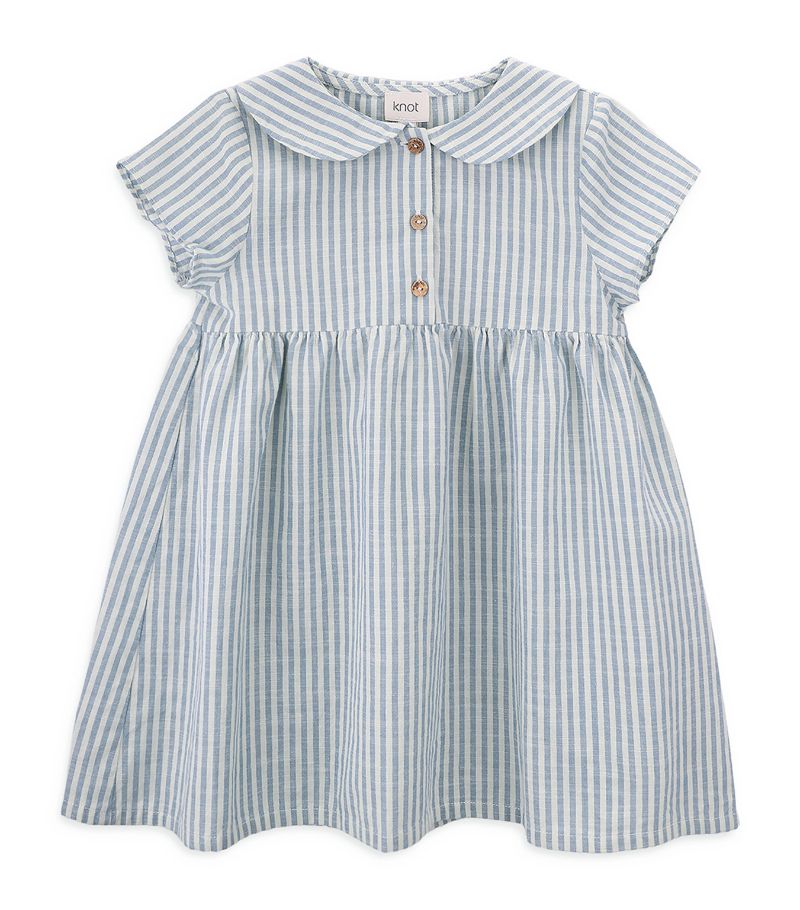  Knot Cotton Striped Calliope Dress (3-10 Years)