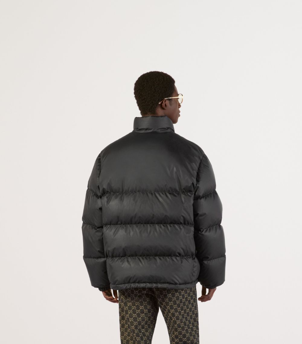 Gucci Gucci Web Stripe Puffer Jacket