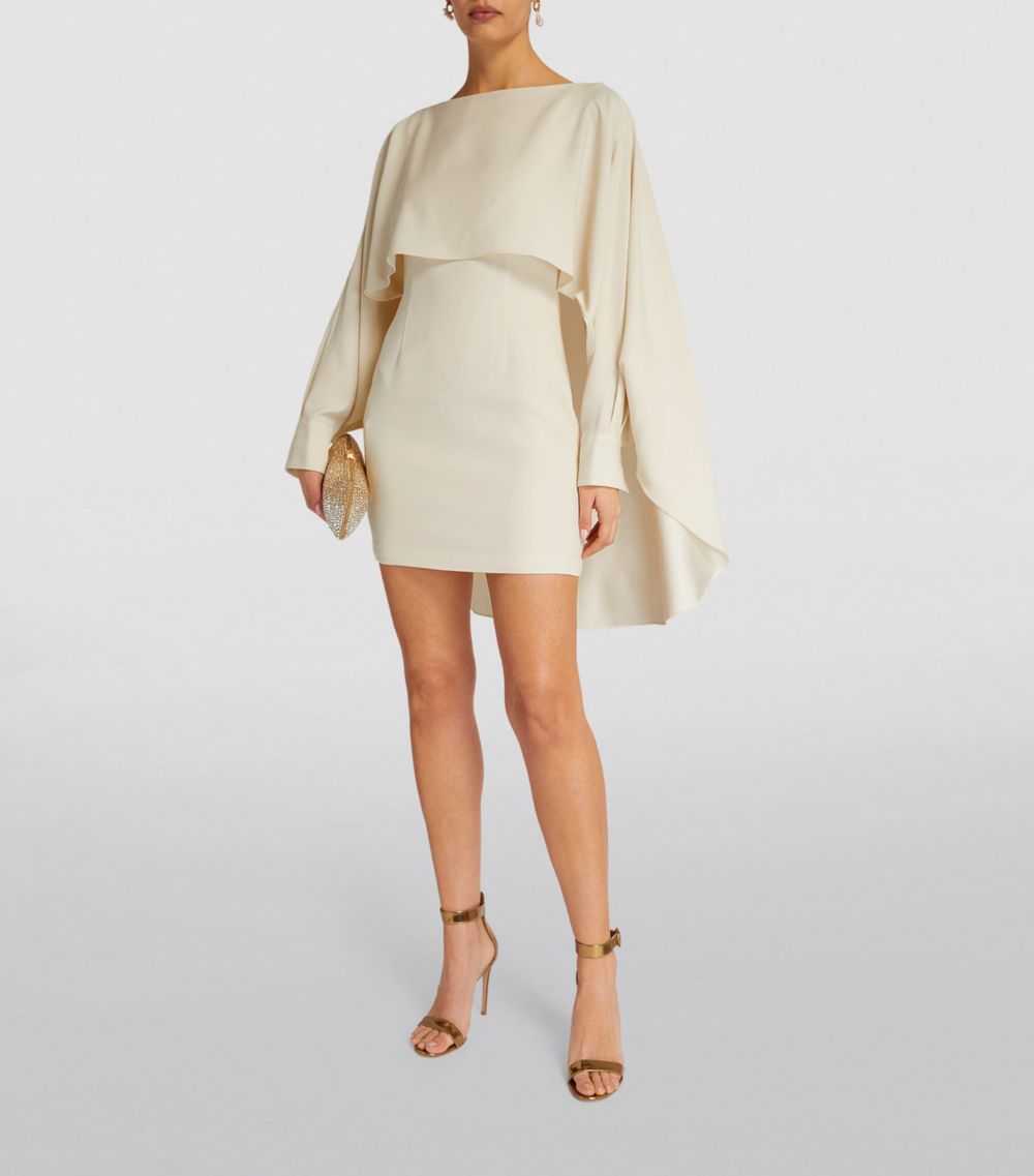 Roland Mouret Roland Mouret Cape-Detail Mini Dress