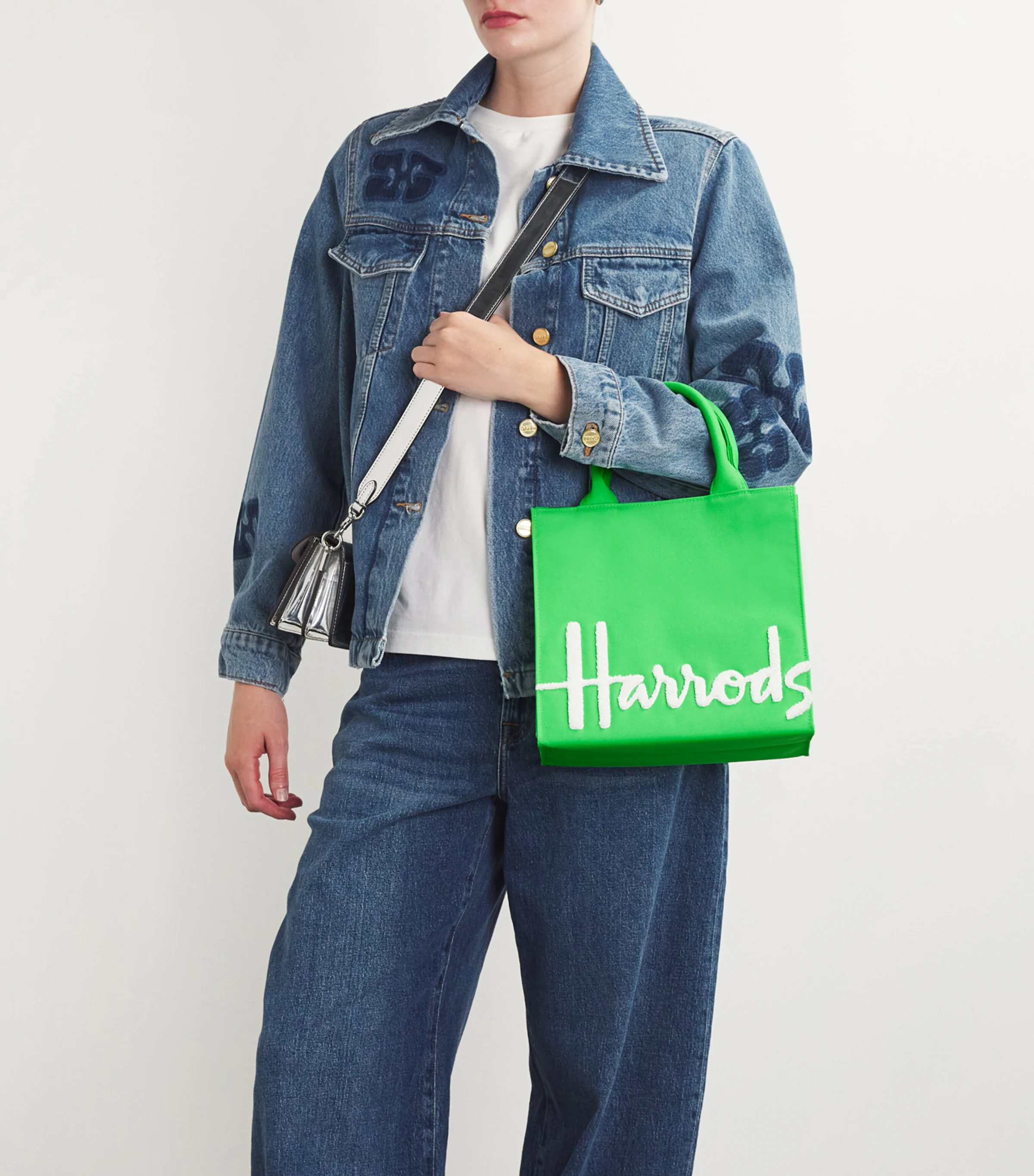 Harrods Harrods Small Cotton Logo Tote Bag