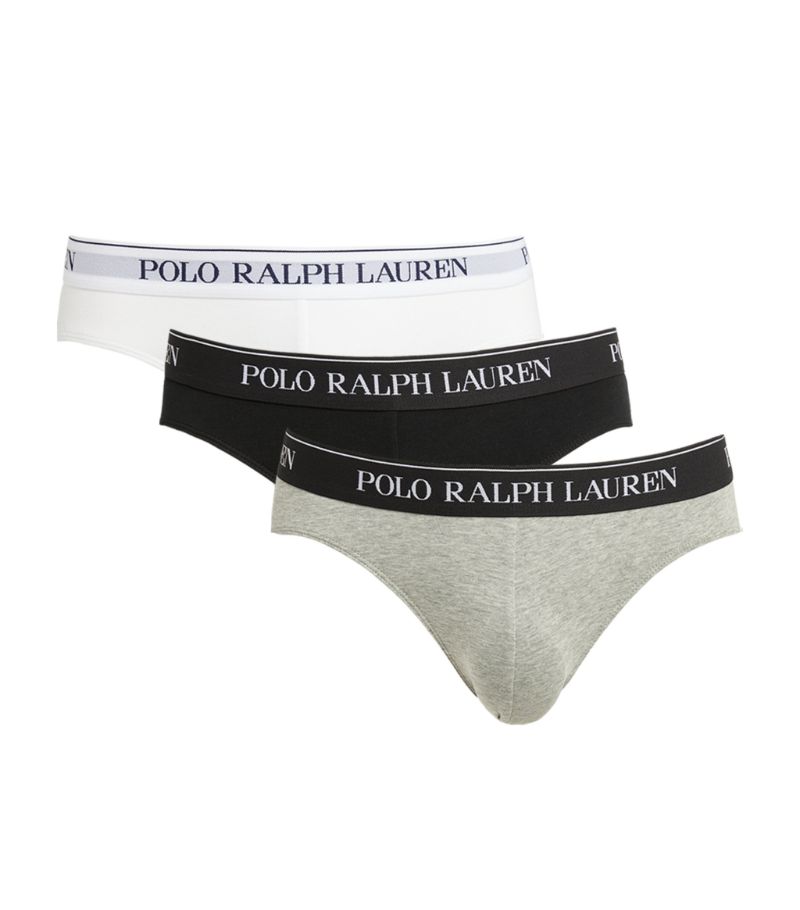 Polo Ralph Lauren Polo Ralph Lauren Stretch-Cotton Low-Rise Briefs (Pack Of 3)