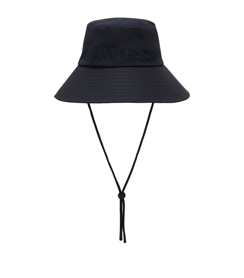 Jw Anderson Jw Anderson Cotton Logo Bucket Hat