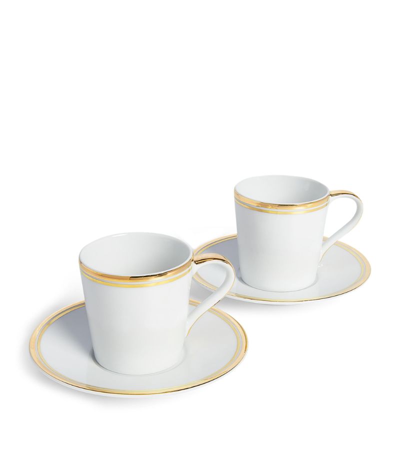 Ralph Lauren Home Ralph Lauren Home Wilshire Espresso Cup And Saucer (Set Of 2)