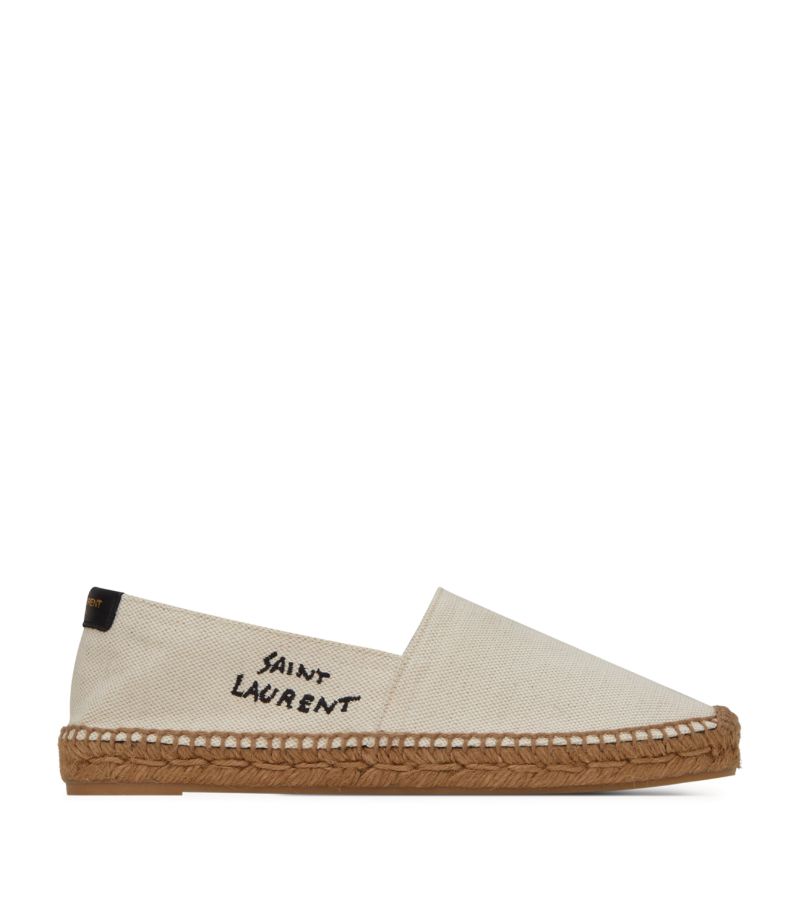 Saint Laurent Saint Laurent Embroidered Logo Espadrilles