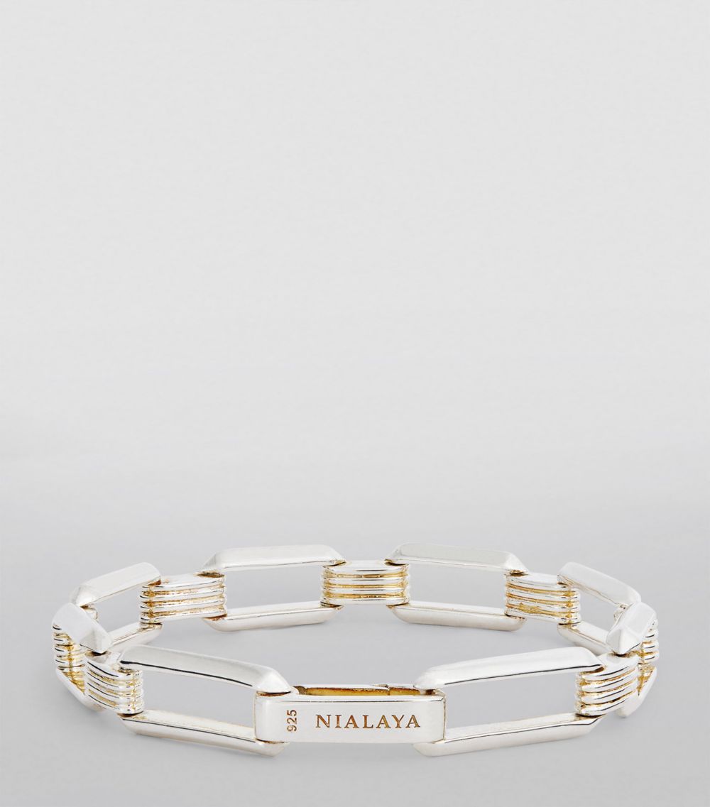 Nialaya Jewelry Nialaya Jewelry Sterling Silver Link Bracelet