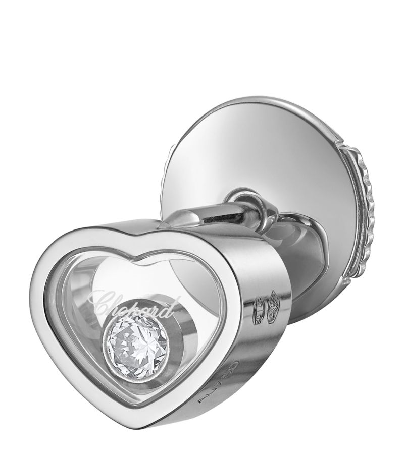 Chopard Chopard White Gold And Diamond My Happy Hearts Single Earring