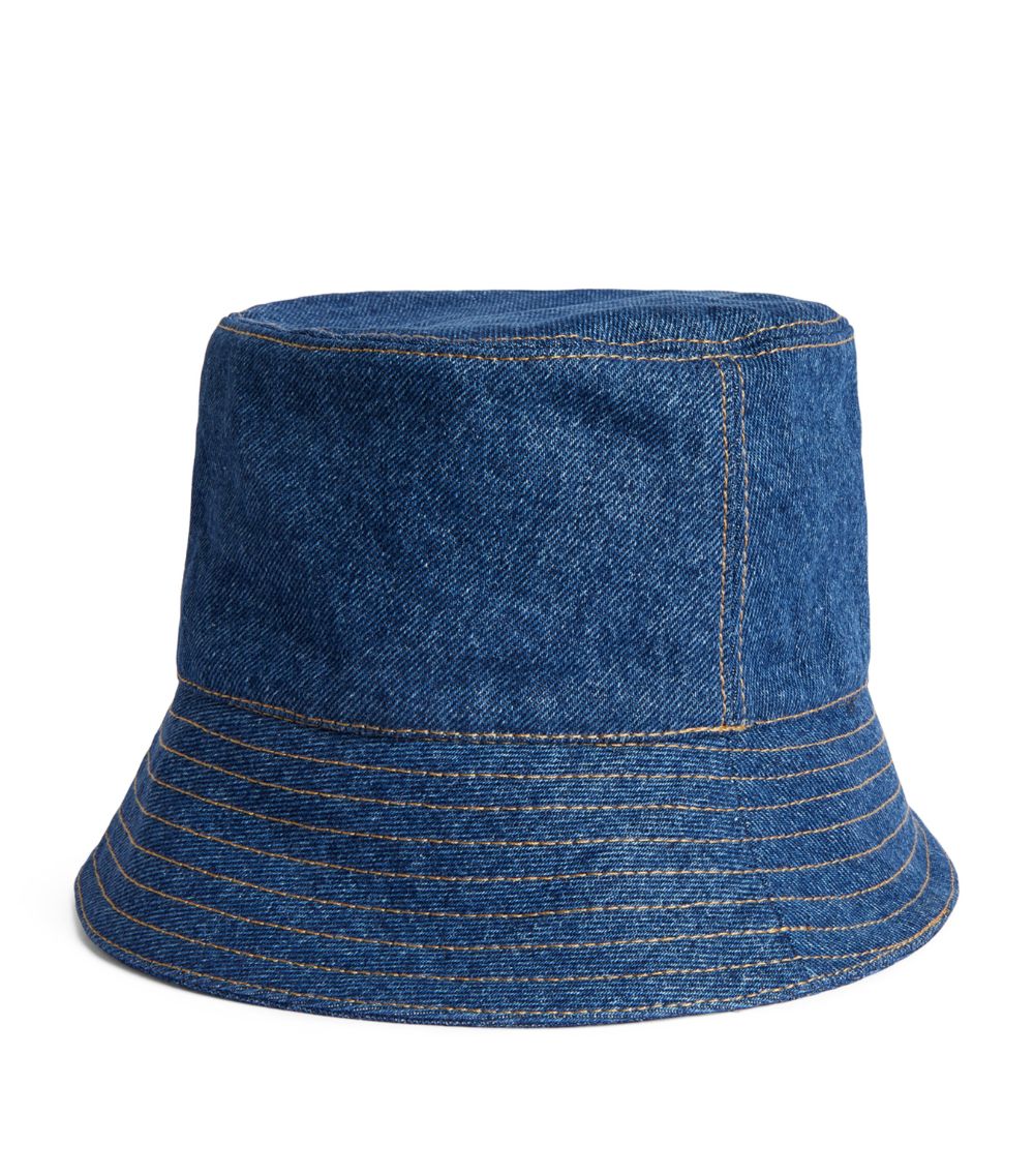 Moncler Moncler Denim Logo Bucket Hat