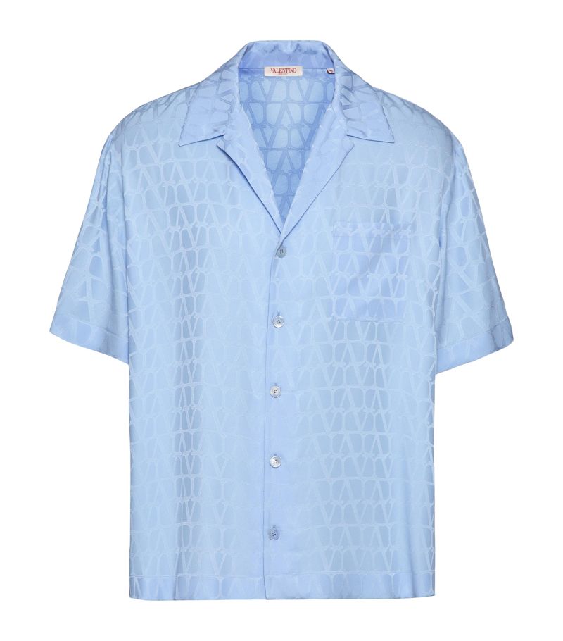 Valentino Valentino Silk Toile Iconographe Shirt