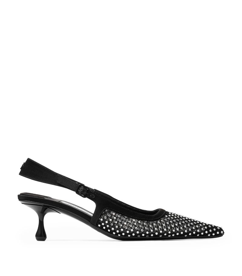 Jimmy Choo Jimmy Choo Amel 50 Leather Slingback Pumps