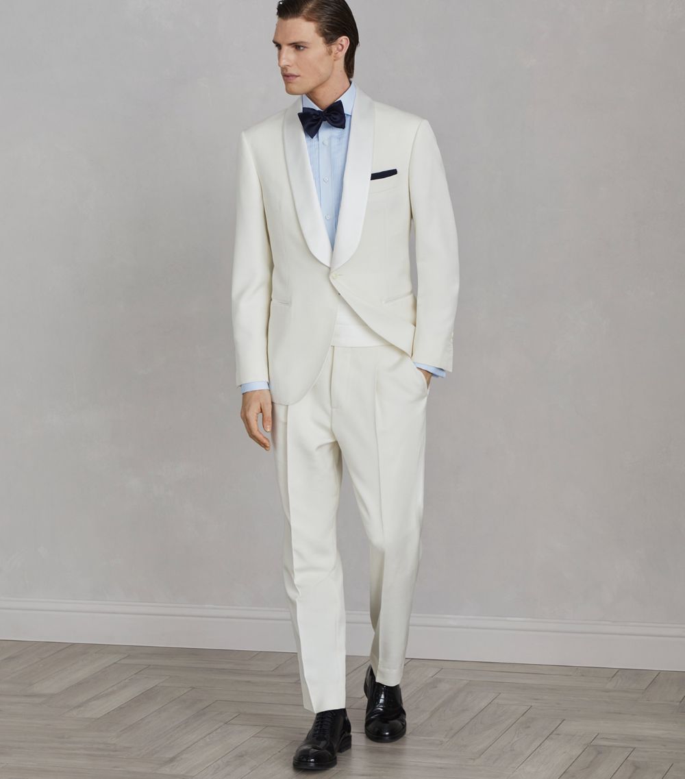 Brunello Cucinelli Brunello Cucinelli Cotton Tuxedo Slim-Fit Shirt