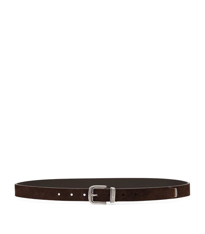 Brunello Cucinelli Brunello Cucinelli Reversed Leather Belt