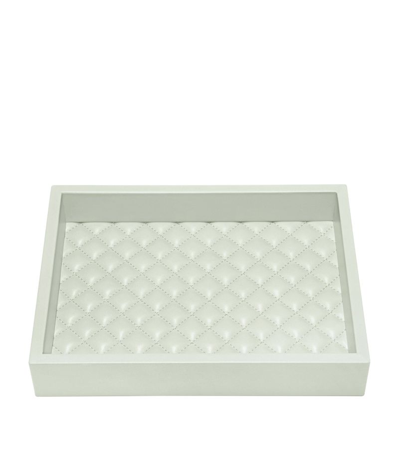 Riviere Riviere Large Quilted Febe Diamonds Tray