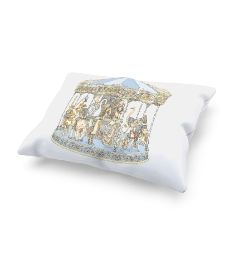 Atelier Choux Atelier Choux Cotton-Satin Carousel Pillow