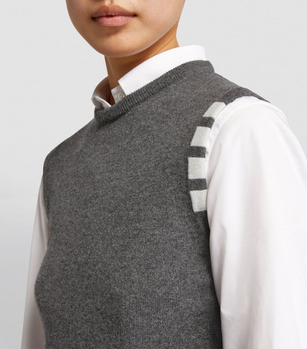 Thom Browne Thom Browne Cashmere 4-Bar Sweater Vest