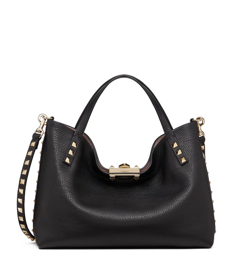 VALENTINO GARAVANI Valentino Garavani Leather Rockstud Tote Bag