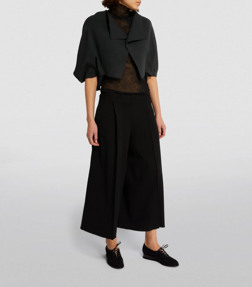 Issey Miyake Issey Miyake Cropped Campagne Cardigan