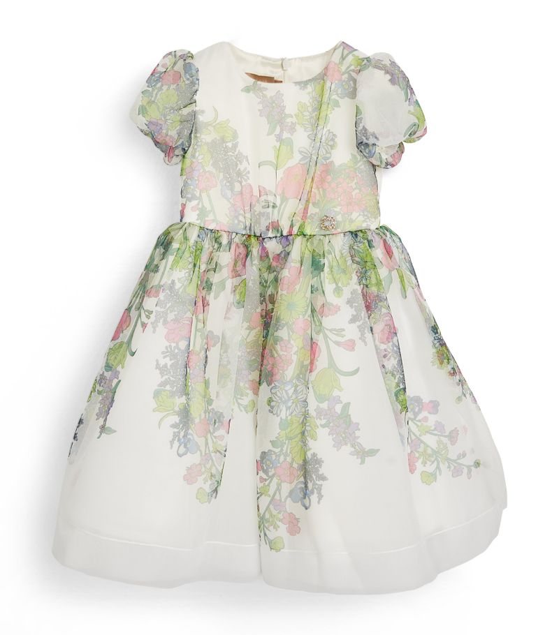 Elie Saab Junior Elie Saab Junior Floral Print Tulle Dress (4-16 Years)