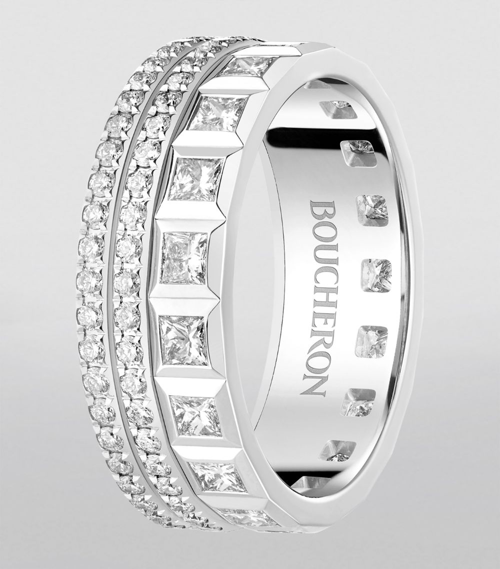 Boucheron Boucheron White Gold And Diamond Quatre Radiant Edition Wedding Ring
