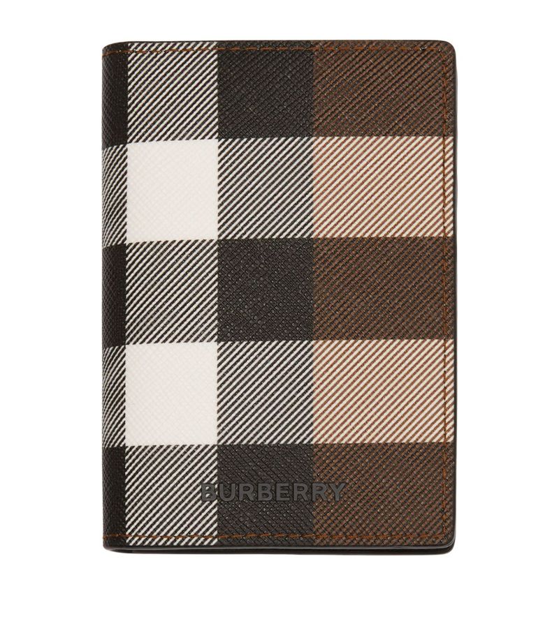 Burberry Burberry Check Folding Card Holder