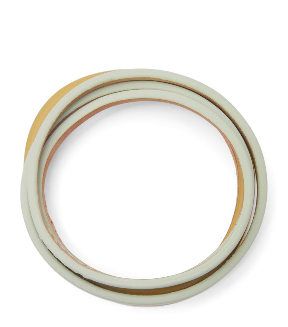 Loewe LOEWE Leather Double Bangle