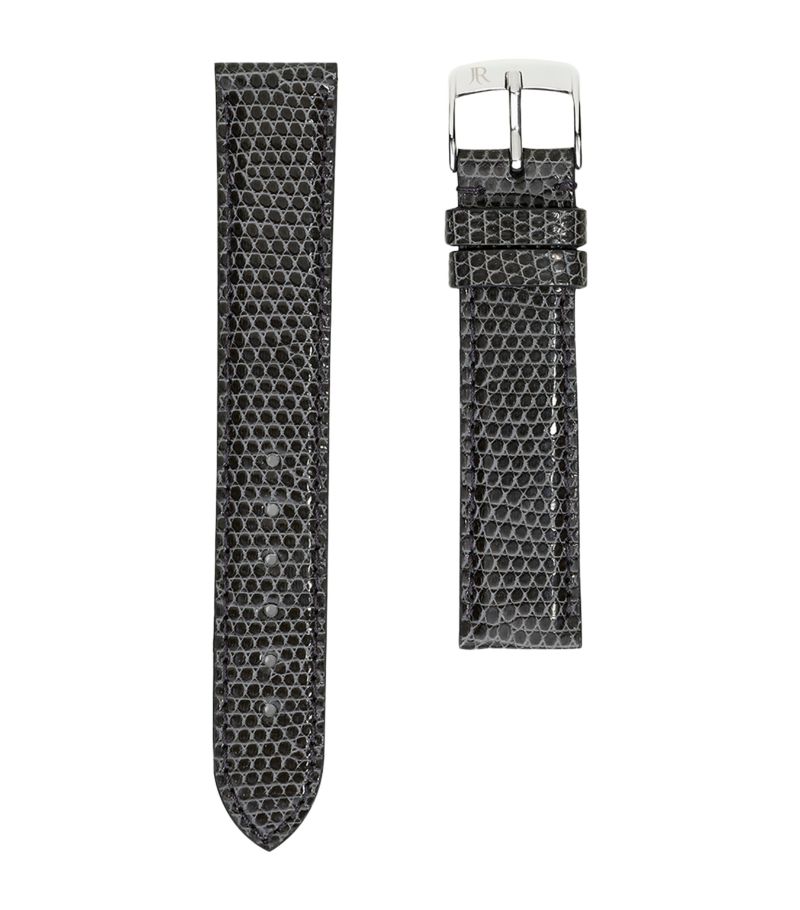 Jean Rousseau Jean Rousseau Classic Leather Lizard-Pattern Watch Strap (14Mm)