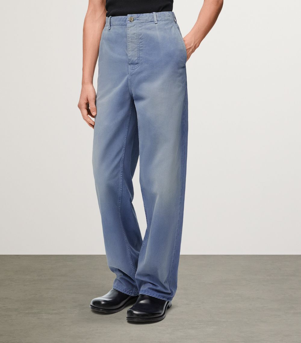 Loewe Loewe Cotton-Blend Baggy Trousers