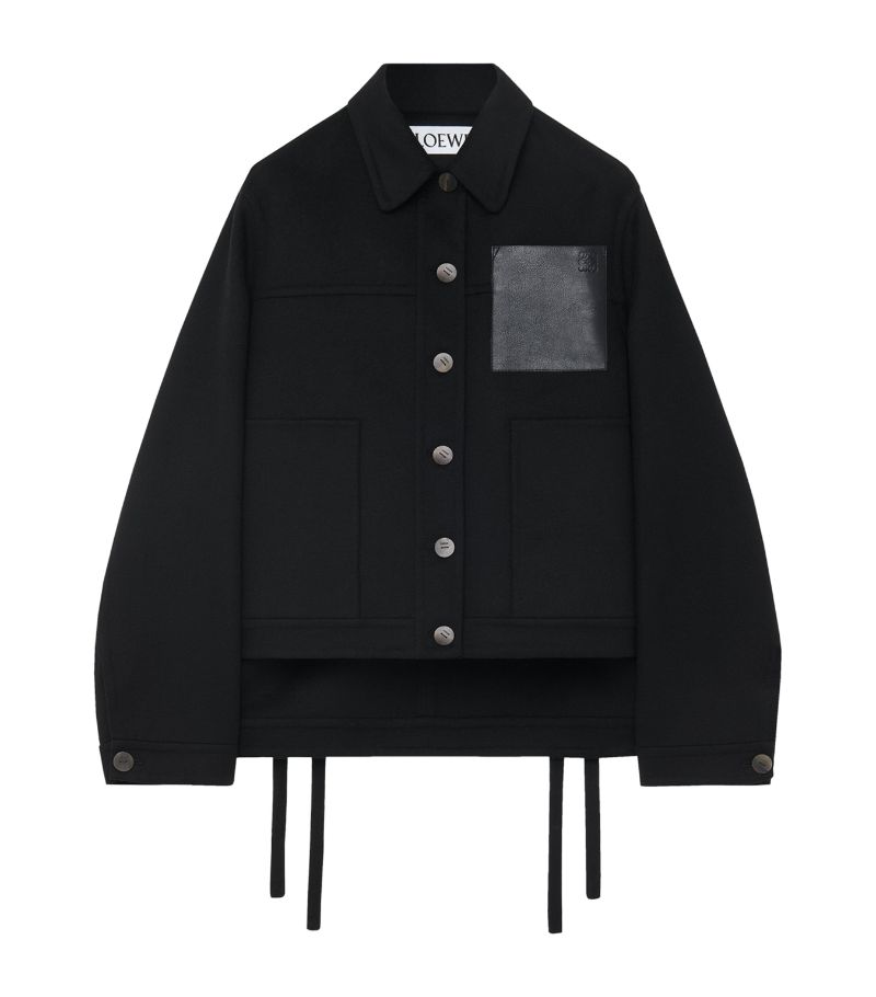 Loewe Loewe Wool-Cashmere Workwear Jacket