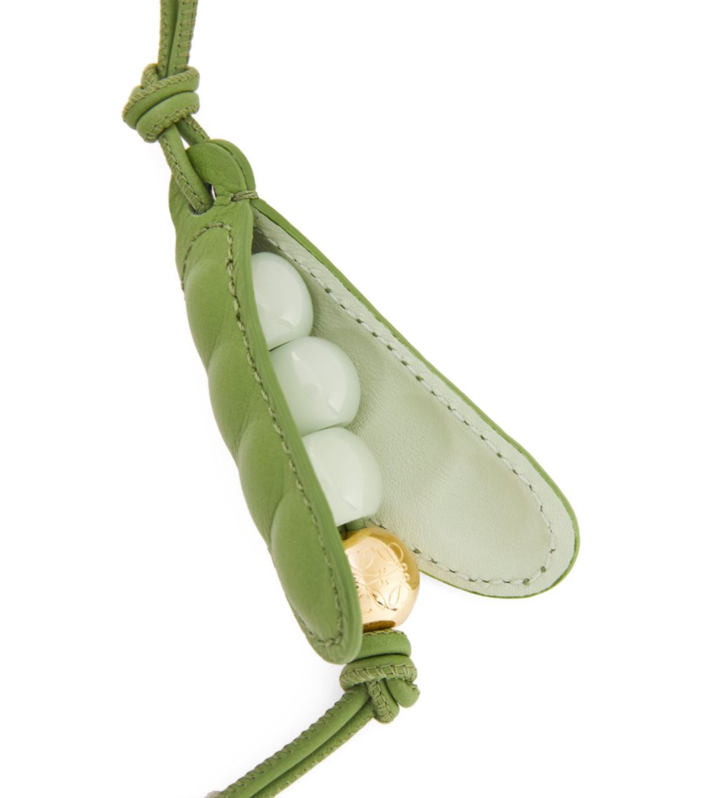 Loewe Loewe Leather Peapod Charm