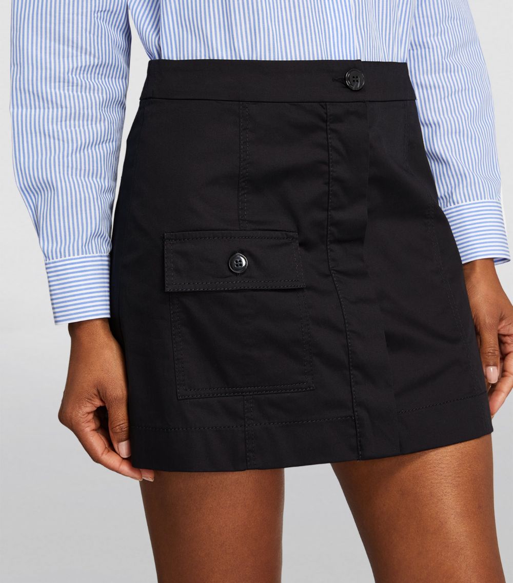 Max & Co. Max & Co. Cotton Satin Mini Skirt