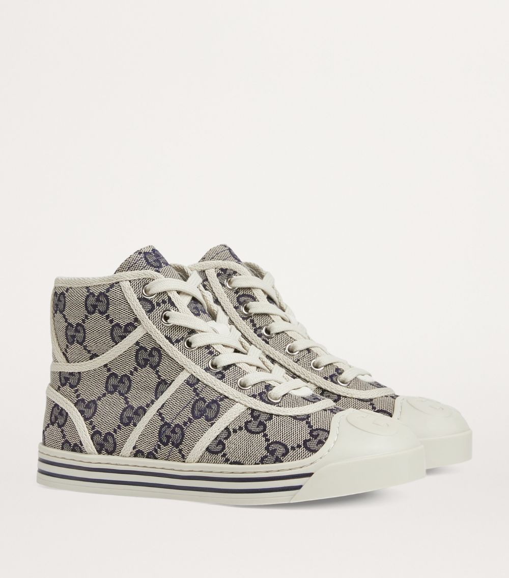 Gucci Gucci Kids Double G High-Top Sneakers