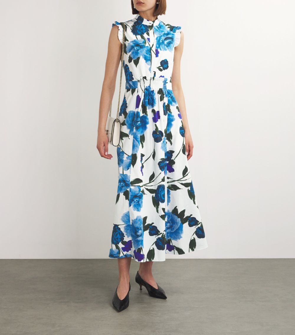 Erdem Erdem Cotton Floral Midi Dress