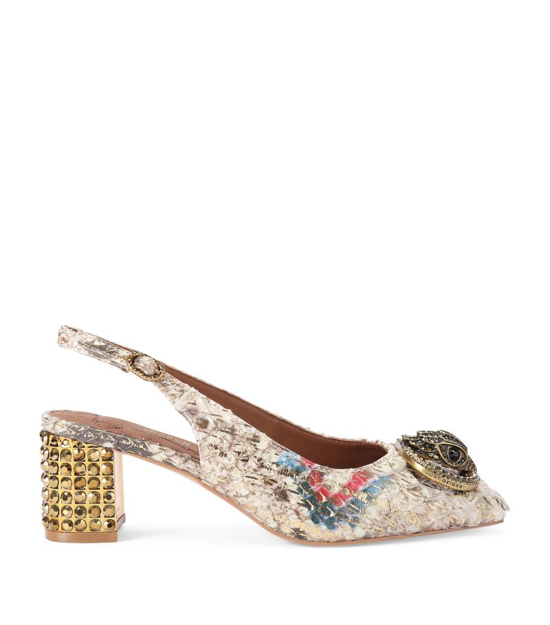 Kurt Geiger London Kurt Geiger London Snake-Effect Chelsea Slingback Pumps