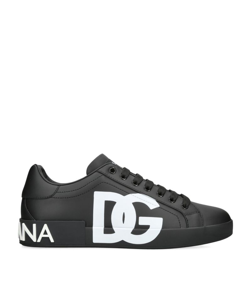 Dolce & Gabbana Dolce & Gabbana Leather Dg Mono Sneakers