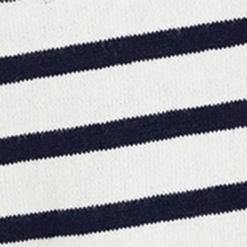 Chinti & Parker Chinti & Parker Bci Cotton-Linen Striped Breton Cardigan