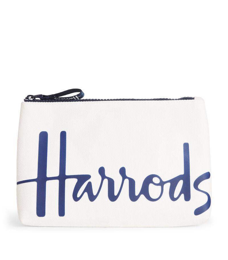 Harrods Harrods Small Cotton Logo Pouch