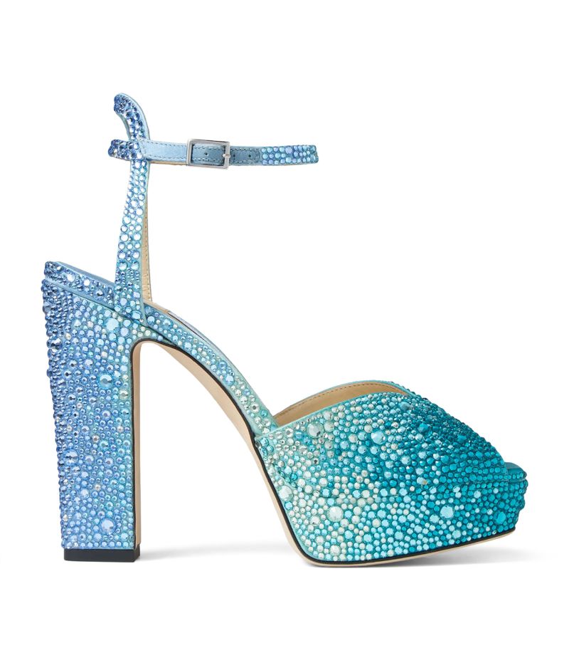 Jimmy Choo Jimmy Choo Sacaria 120 Embellished Sandals