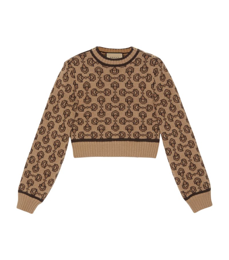 Gucci Gucci Wool-Cashmere Horsebit Sweater