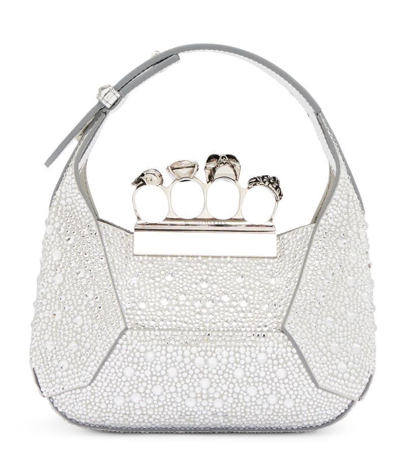 Alexander McQueen Alexander Mcqueen Mini Jewelled Hobo Bag