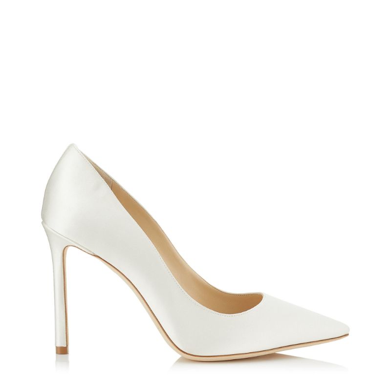 Jimmy Choo Jimmy Choo Romy 100 Satin Pumps