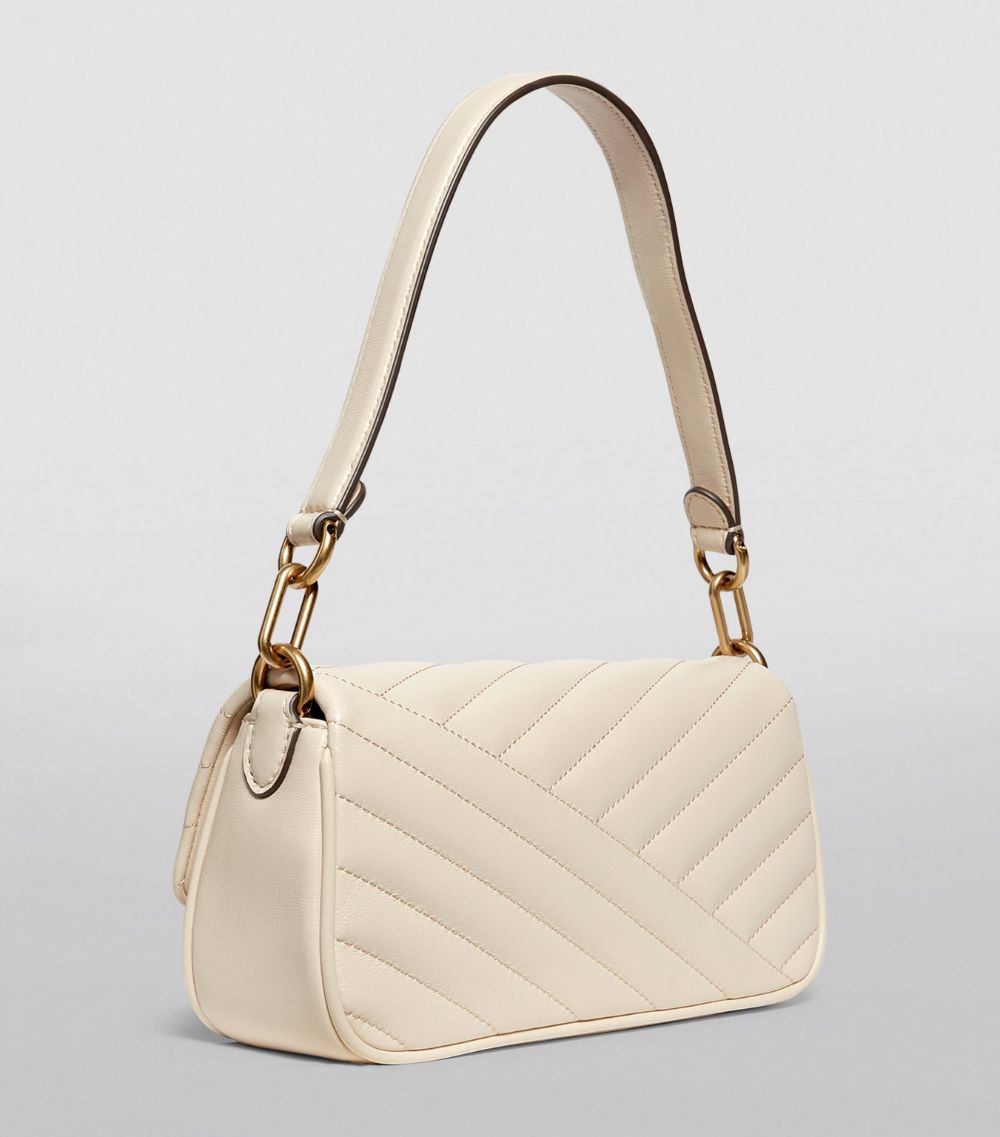 Tory Burch Tory Burch Leather Kira Chevron Shoulder Bag