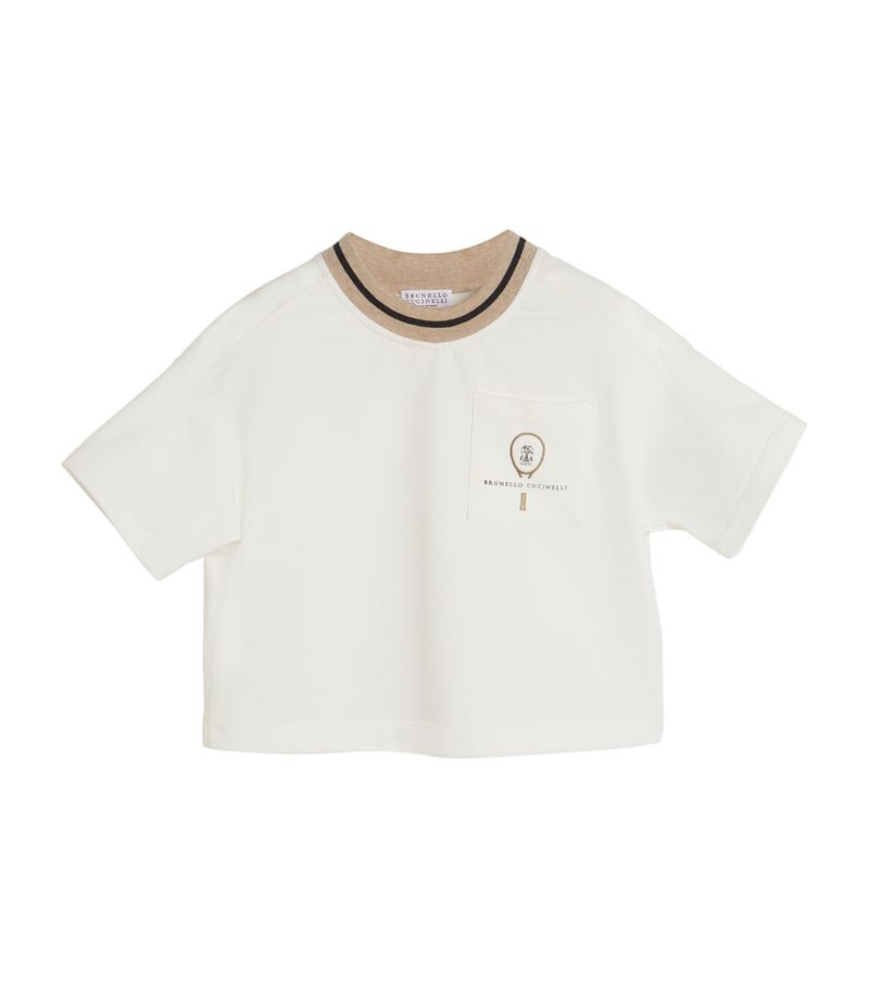 Brunello Cucinelli Kids Brunello Cucinelli Kids Cotton Tennis T-Shirt (4-12 Years)