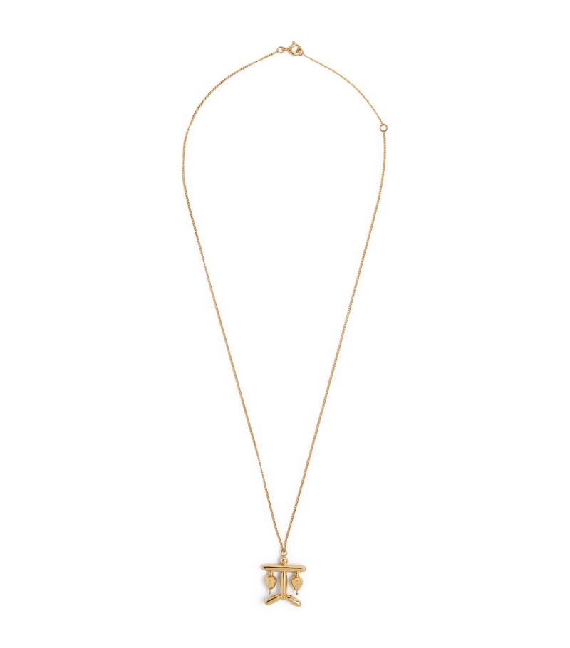 Completedworks Completedworks Gold-Plated Classicworks Capricorn Balloon Necklace