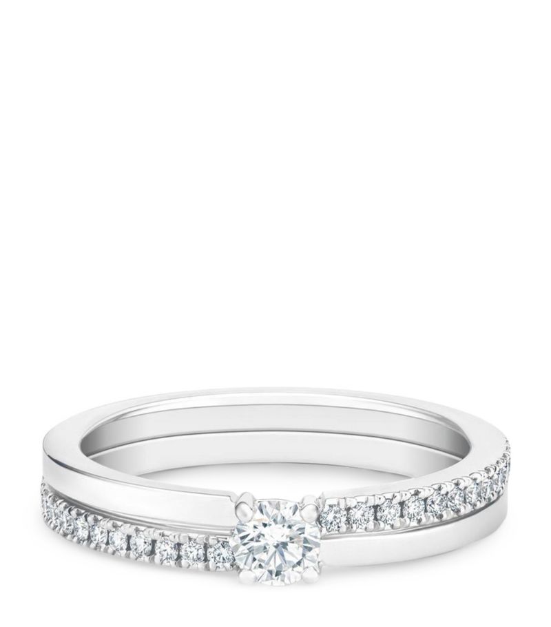 De Beers Jewellers De Beers Jewellers Platinum And Diamond Bridal The Promise Solitaire Ring