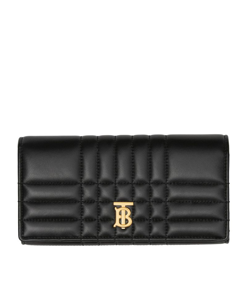 Burberry Burberry Quilted Leather Tb Monogram Continental Wallet