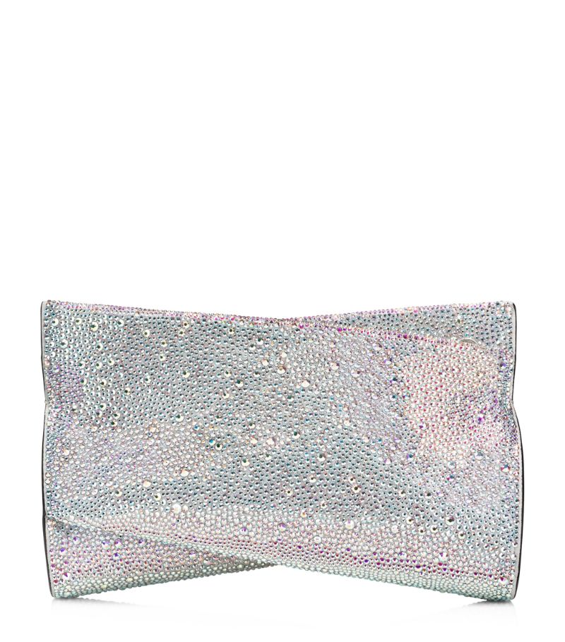 Christian Louboutin Christian Louboutin Loubitwist Small Diamanté-Embellished Clutch