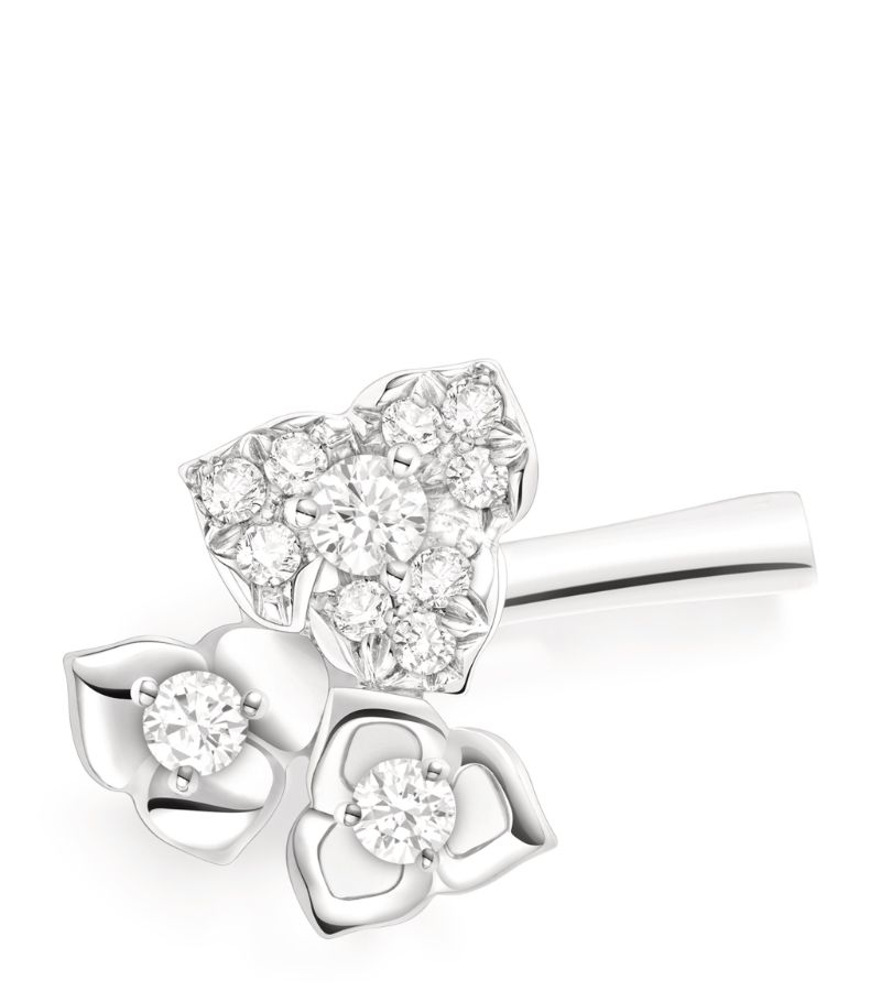 Piaget Piaget White Gold And Diamond Rose Ear Clip