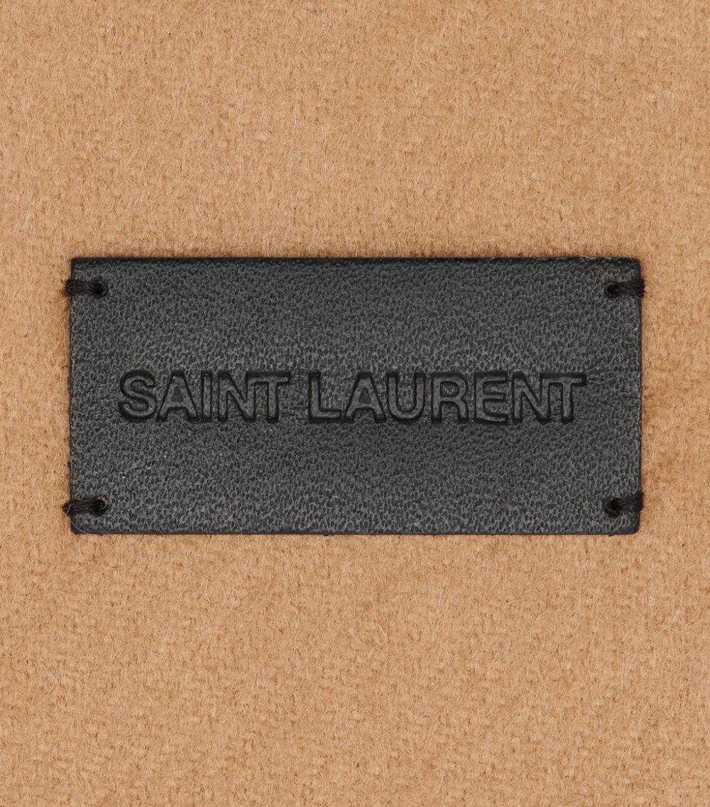 Saint Laurent Saint Laurent Cashmere Fringed Scarf