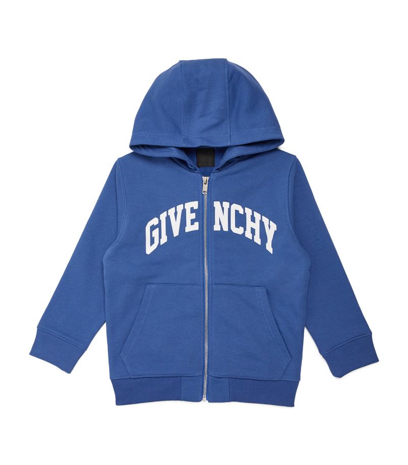 Givenchy Givenchy Kids Zipped Logo Hoodie (4-12+ Years)