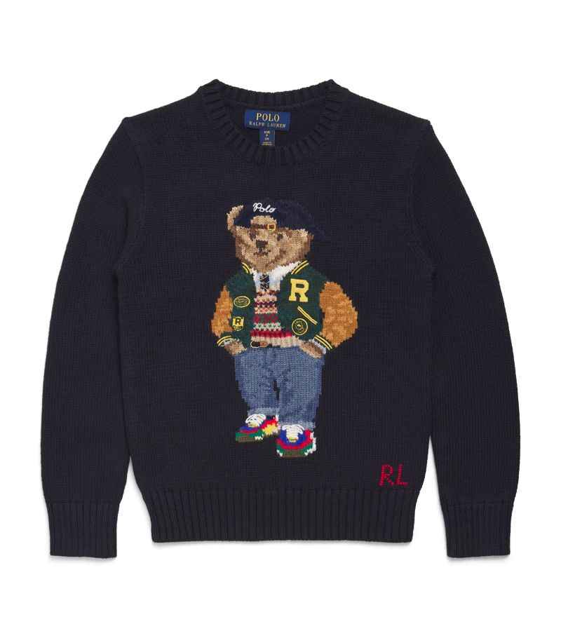 Ralph Lauren Kids Ralph Lauren Kids Cotton Polo Bear Sweater (7-14 Years)